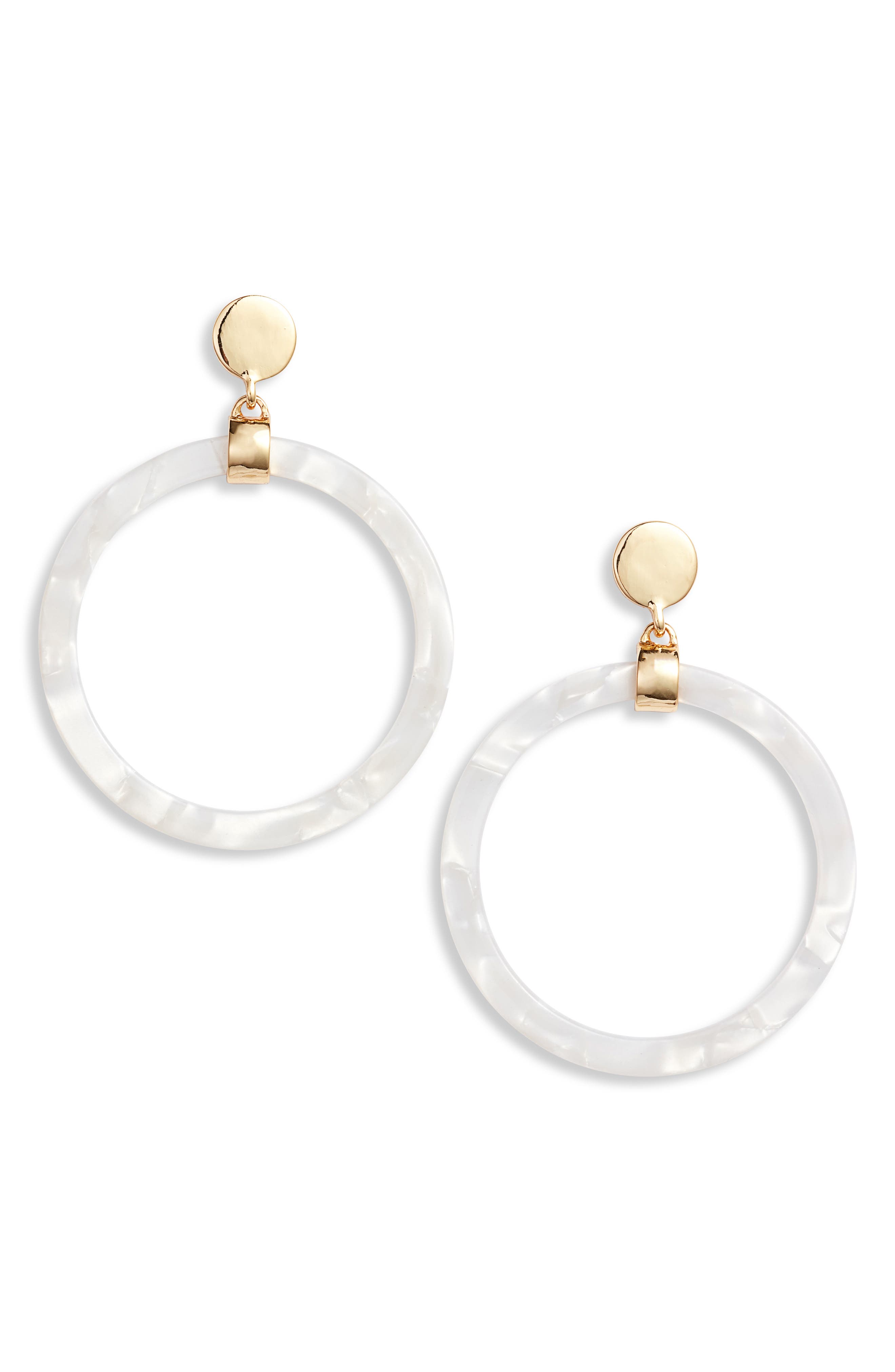 Uncommon James by Kristin Cavallari Rooftop Hoop Earrings | Nordstrom
