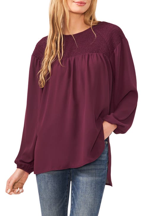 STALK Burgundy Solid Body Hugging TOP High Neck Women Top (Size: XL) :  : Clothing & Accessories