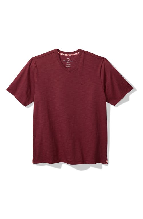 Shop Tommy Bahama Bali Beach Crewneck T-shirt In Cherry Stone