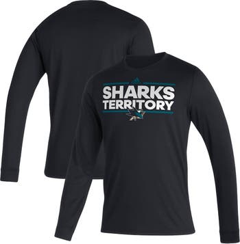 FANATICS Men's Fanatics Branded Black San Jose Sharks Authentic Pro Primary  Replen Long Sleeve T-Shirt