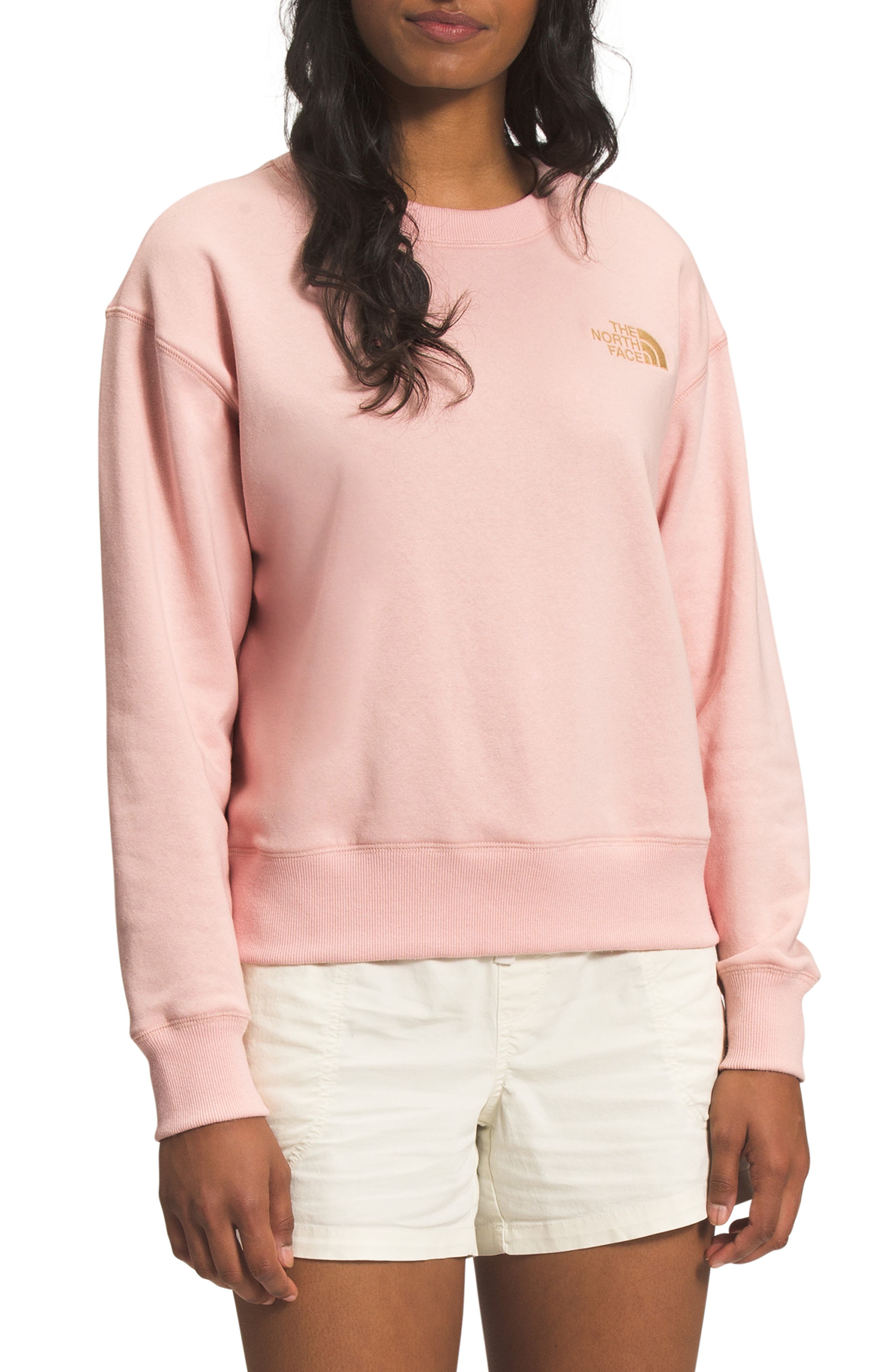 sand color crewneck sweatshirt