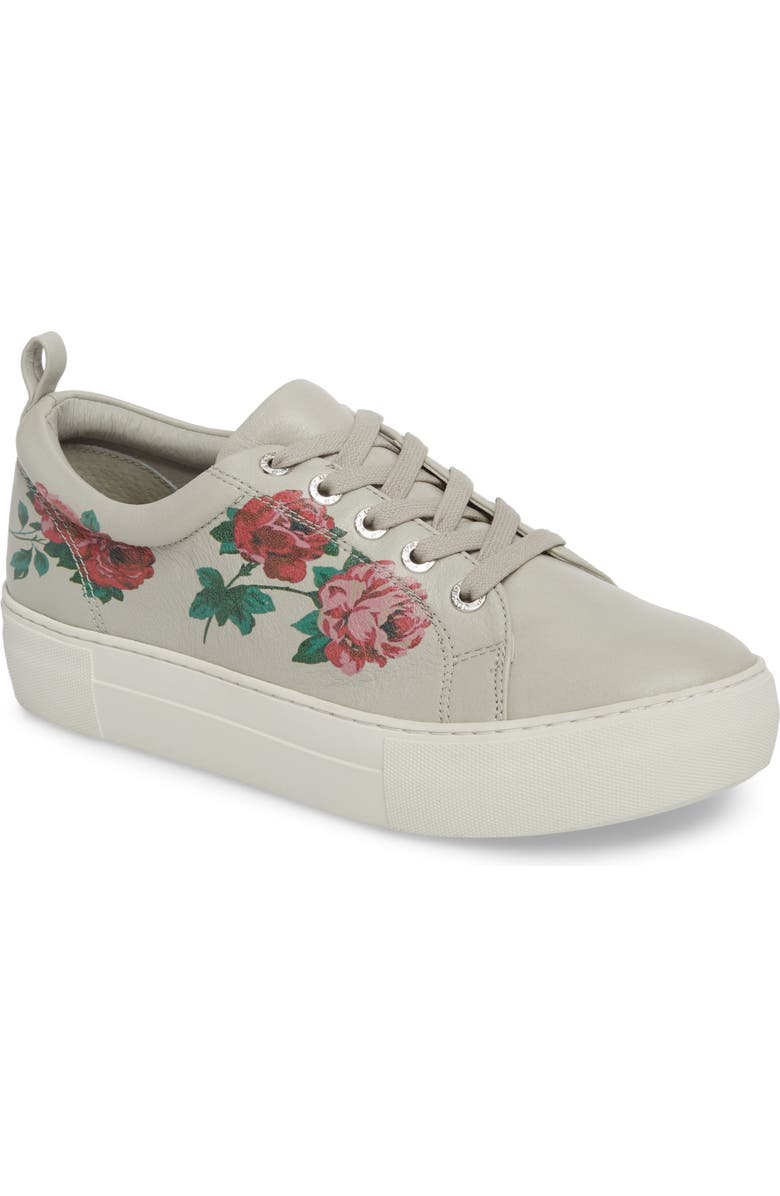 J/SLIDES NYC JSlides Adel Floral Sneaker, Main, color, 