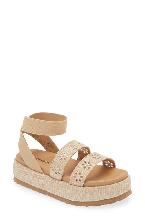 Steve Madden Kids' Kelsi Platform Sandal Natural at Nordstrom, M