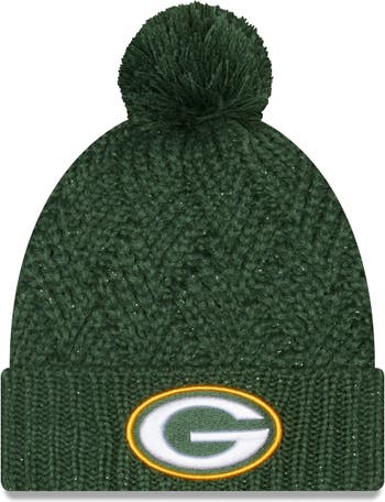 New Era Women's New Era Green Green Bay Packers Brisk Cuffed Knit Hat