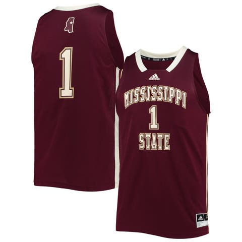 Alumni Hall Bulldogs, Mississippi State Adidas Replica Maroon Baseball  Jersey Alumni Hall