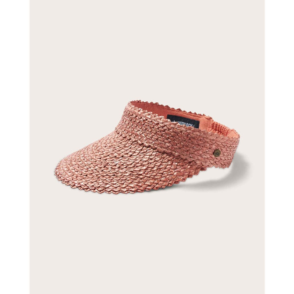 Hemlock Capri Visor In Rose