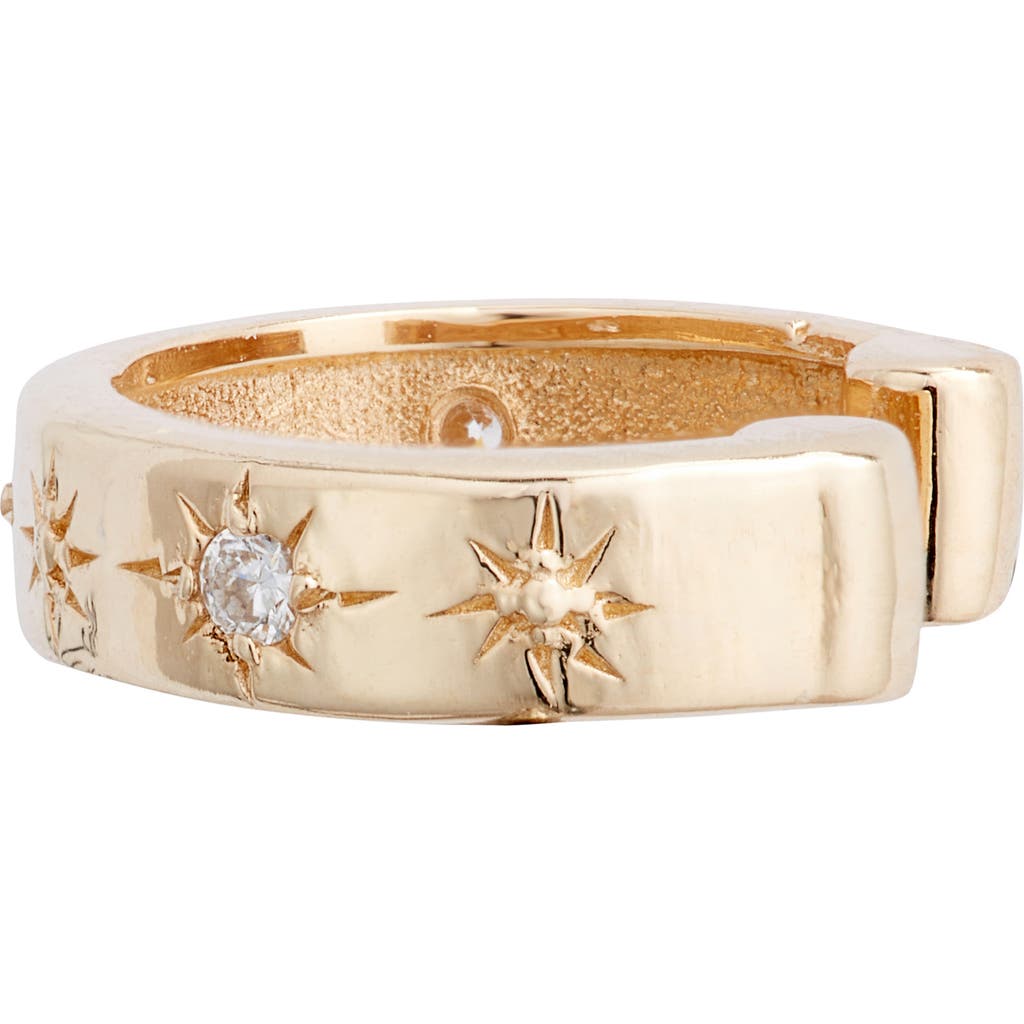 Anzie Single Mel Soldera Celestial Ear Cuff | Diamonds/yellow Gold In Gold/diamond