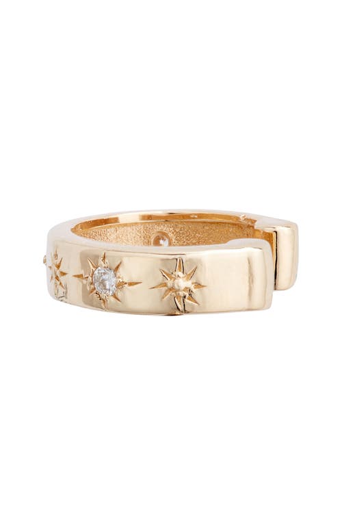 Anzie Single Mel Soldera Celestial Ear Cuff | Diamonds/yellow Gold In Gold/diamond