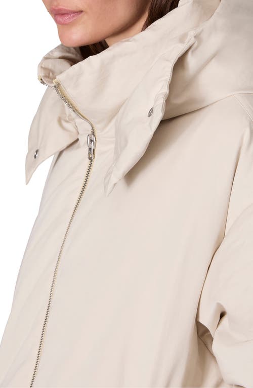 Shop Rag & Bone Matilda Belted Down Puffer Jacket In Beige