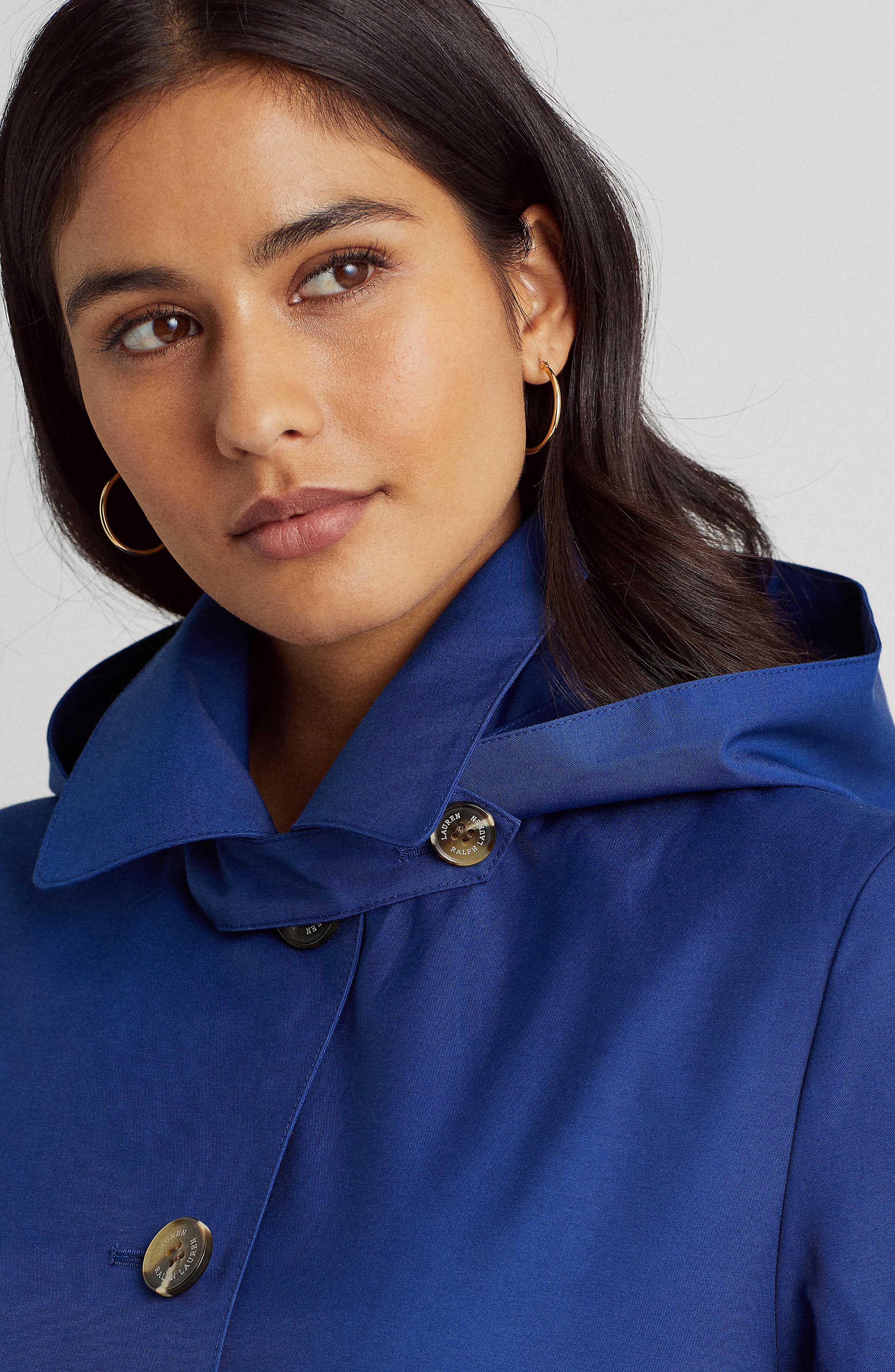 Lauren Ralph Lauren Balmacaan Hooded 