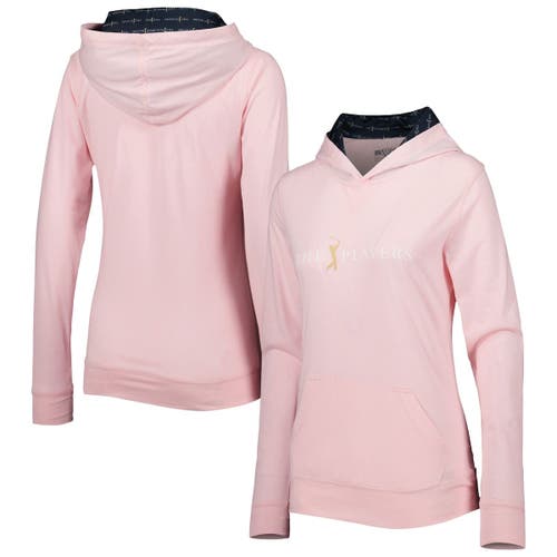 Women's Levelwear Pink THE PLAYERS Recovery Pullover Hoodie