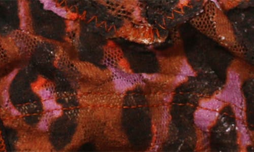 Hanky Panky Petite Size Printed Signature Lace Thong In Throwback Brown