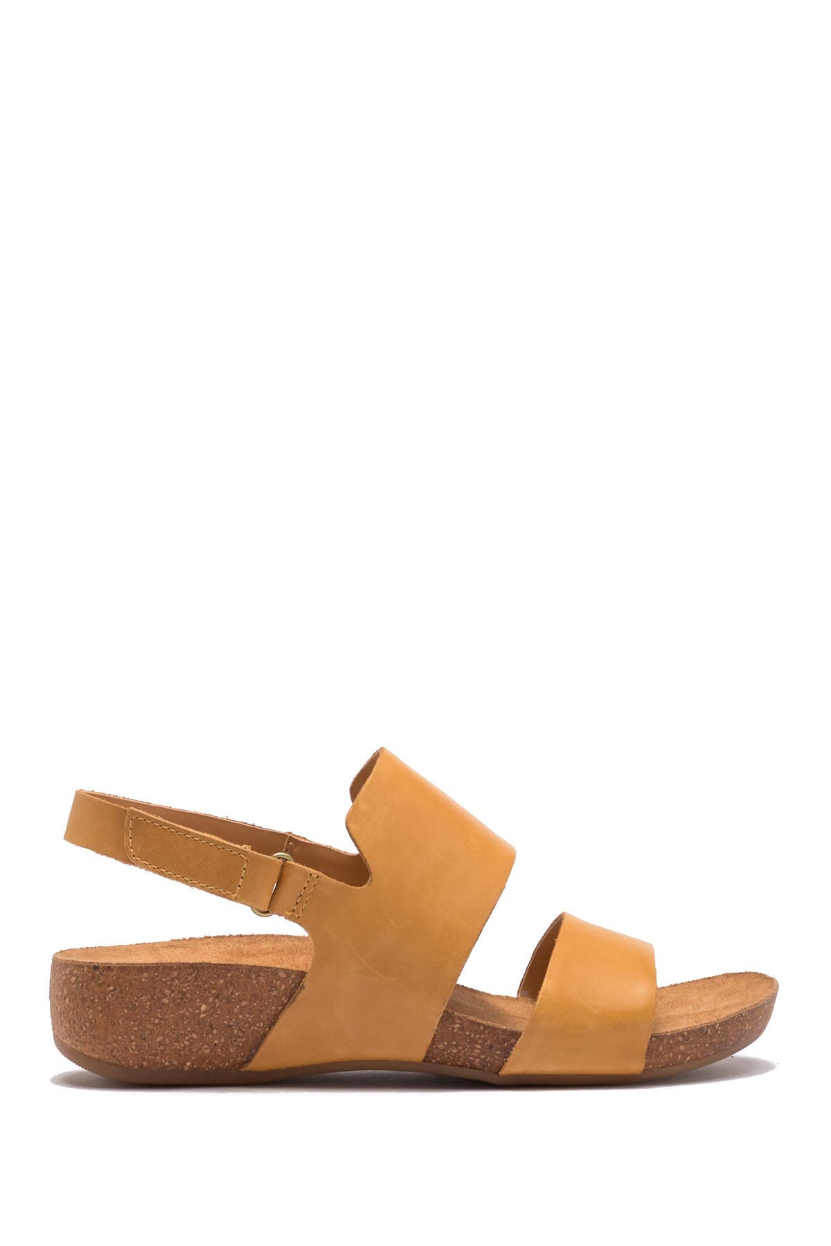 korks yanidel leather wedge sandal