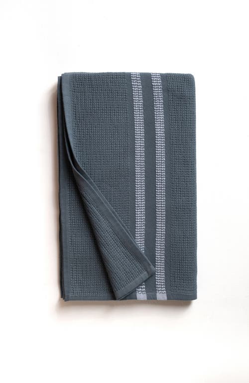 Mungo Organic Block Rib Bath Towel In Orion