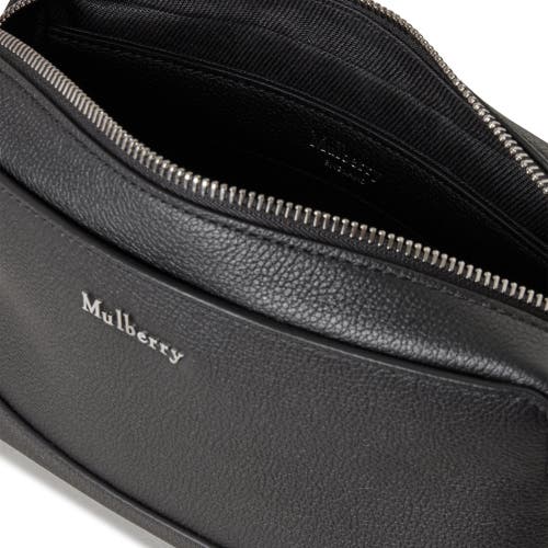 Mulberry Small Farringdon Leather Messenger In Black