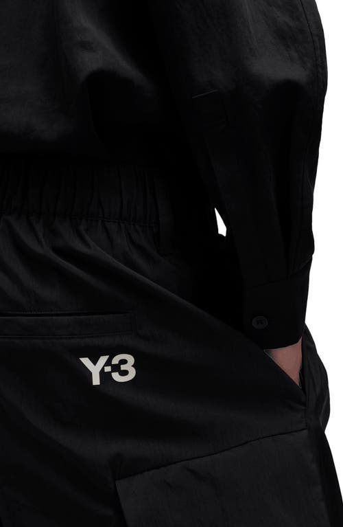 Shop Y-3 Belted Recycled Polyamide Jogger Track Pants In Black