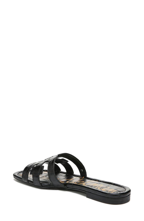 Sam Edelman Bay Cutout Slide Sandal In New Black | ModeSens