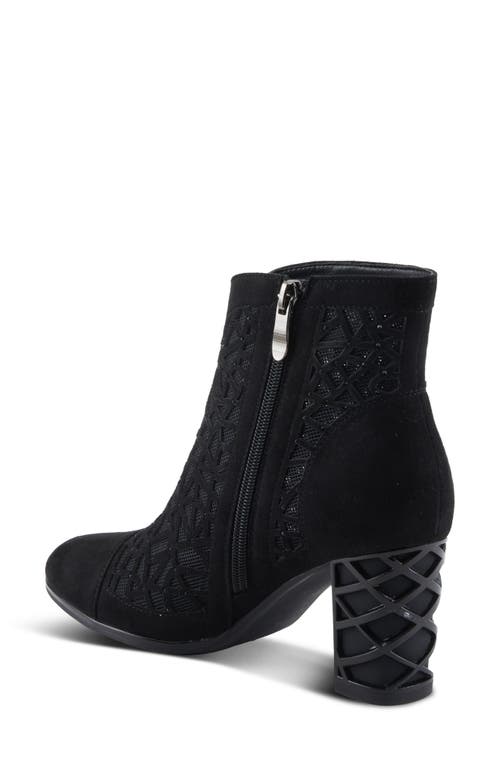 Azura By Spring Step Rebelia Bootie In Black