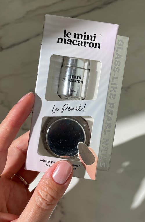 Le Mini Macaron Le Pearl Chrome Powder Set