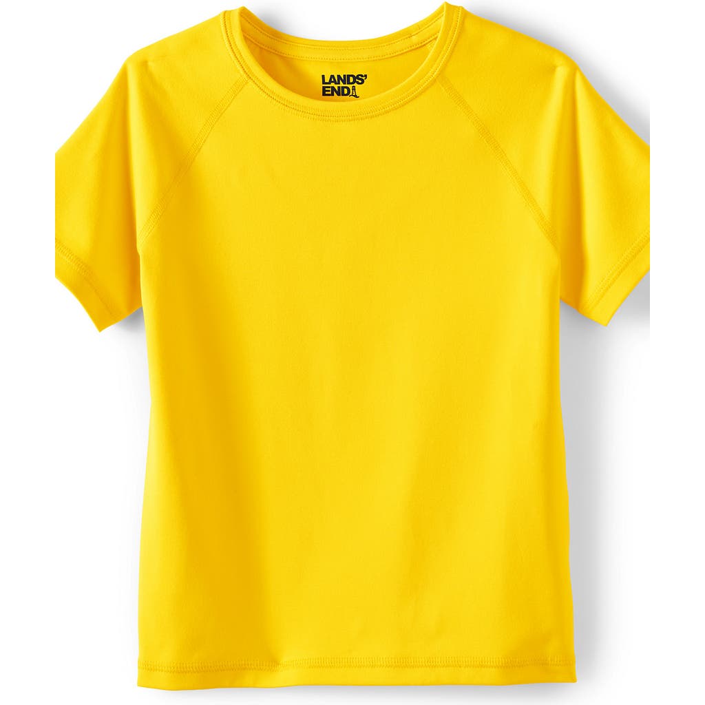 LANDS' END LANDS' END SCHOOL UNIFORM KIDS SHORT SLEEVE ACTIVE TEE