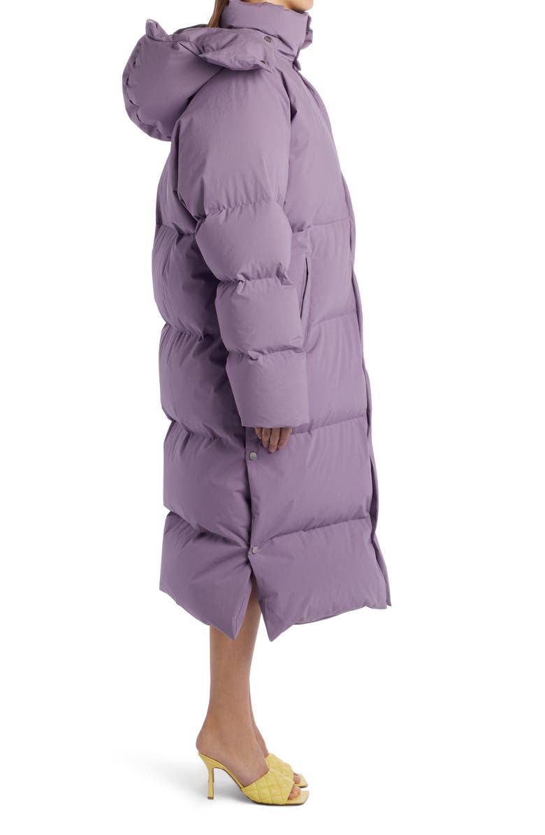 Frosted Cotton Poplin Puffer Coat