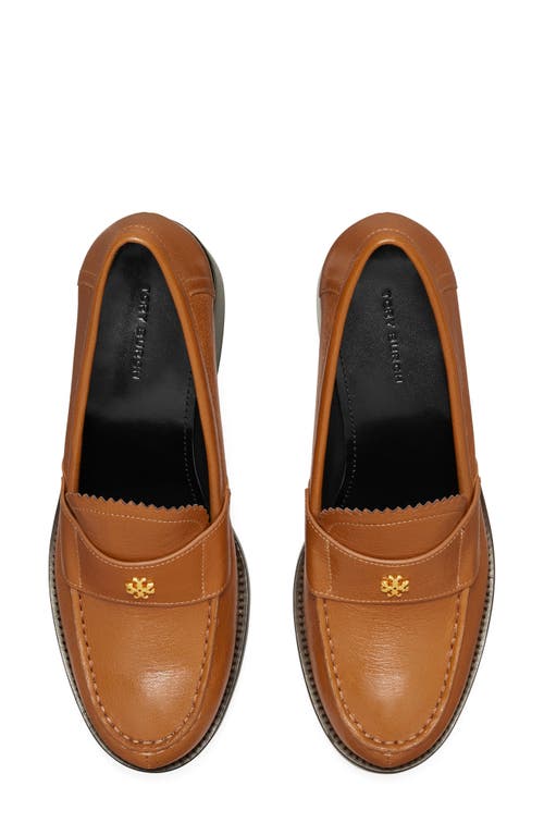 Shop Tory Burch Double T Logo Loafer Pump In Coconut Sugar