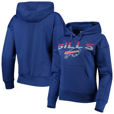 Women's Cuce Black Buffalo Bills Winners Square Neck Pullover