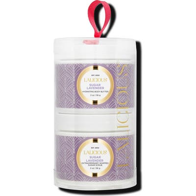 Lalicious Sugar Lavender Travel Size Body Butter & Sugar Scrub Set