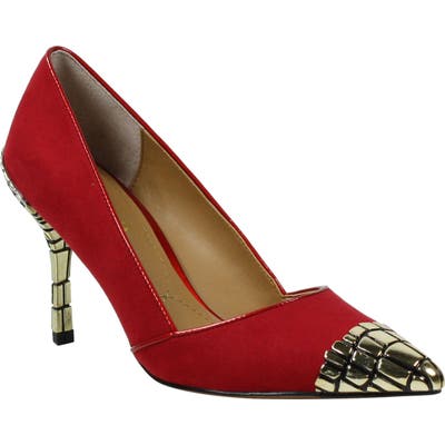 J. Renee Charleesa Pointed Toe Pump - Red