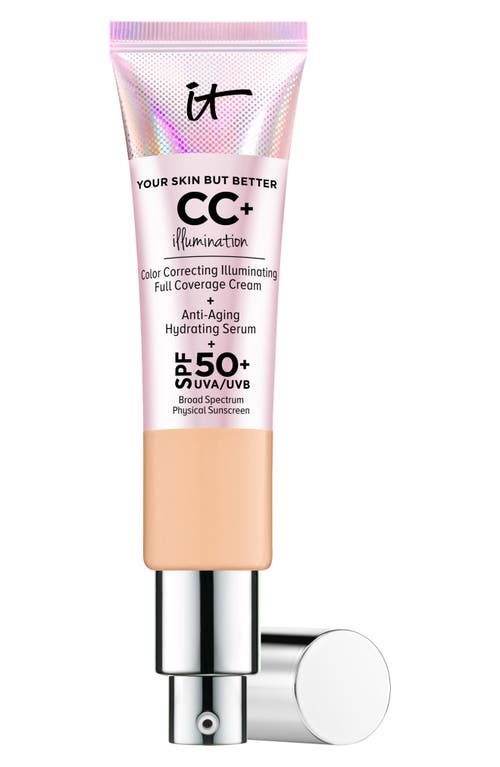 IT Cosmetics CC+ Cream Illumination SPF 50+ Full Coverage Cream Corrector & Serum in Medium
