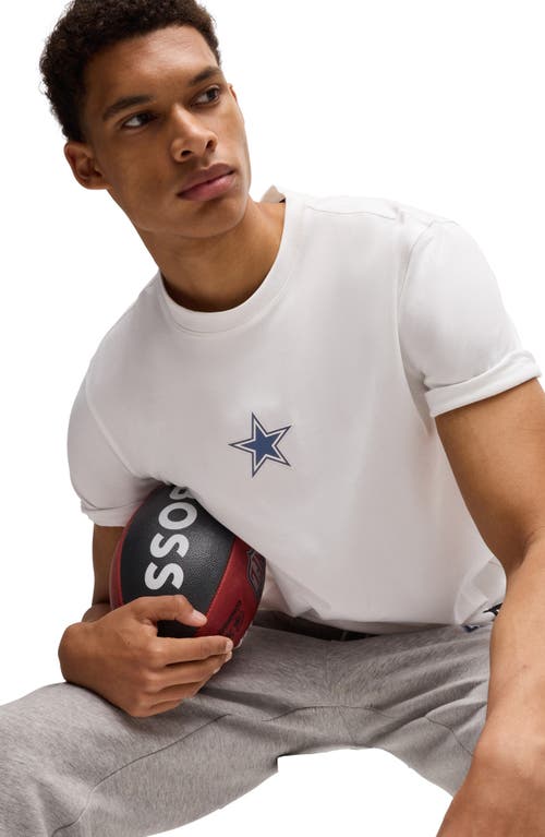 HUGO BOSS BOSS X NFL STRETCH COTTON GRAPHIC T-SHIRT 