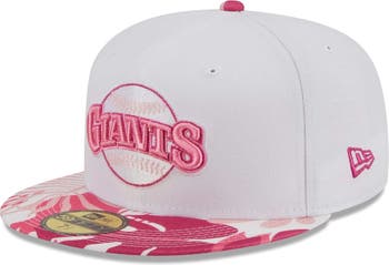 New Era Men's New Era White/Pink San Francisco Giants Flamingo 59FIFTY  Fitted Hat
