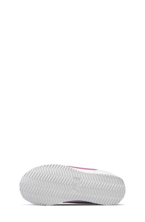 Nike Cortez Basic Sl Sneaker In White/pink Prime