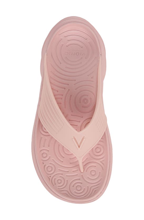 Shop Vionic Tide Rx Flip Flop In Light Pink