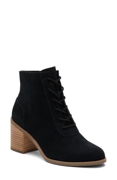 Women's Black Lace-Up Boots | Nordstrom