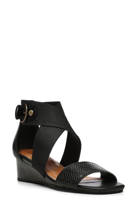 Women's Black Wedge Sandals | Nordstrom