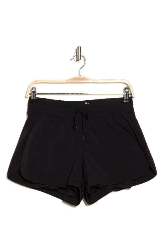 Shop 90 Degree By Reflex Brief Lined Drawstring Shorts In Black