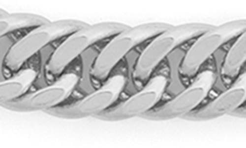 Shop Fzn Curb Chain Bracelet In White