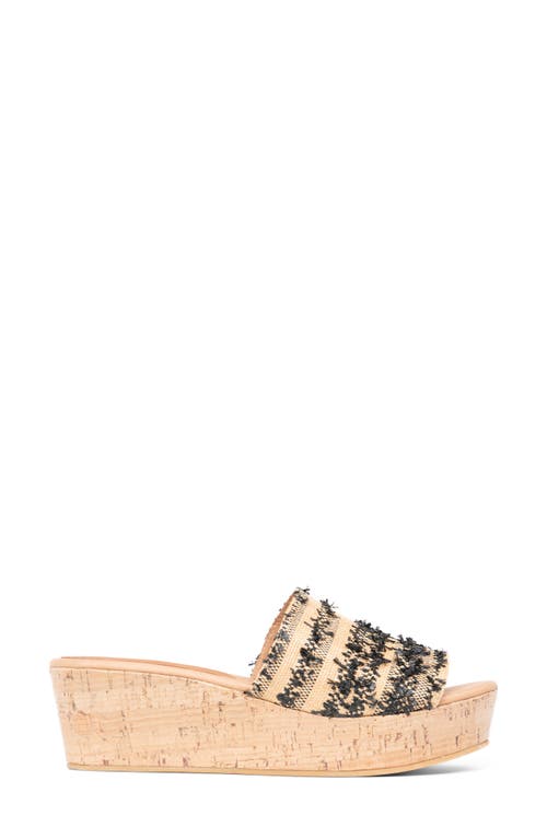 Shop Patricia Green Sybil Platform Wedge Sandal In Natural/black