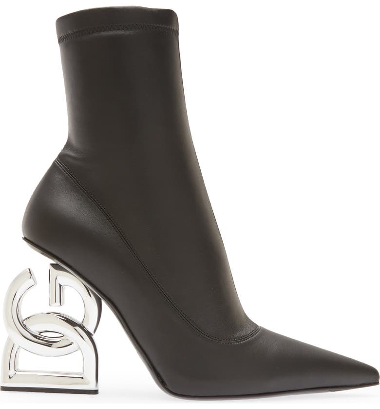 Dolce&Gabbana DG Heel Pointed Toe Bootie | Nordstrom