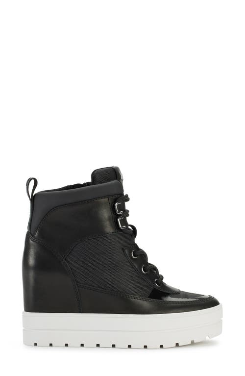 Dkny Cove Platform Wedge Bootie In Black