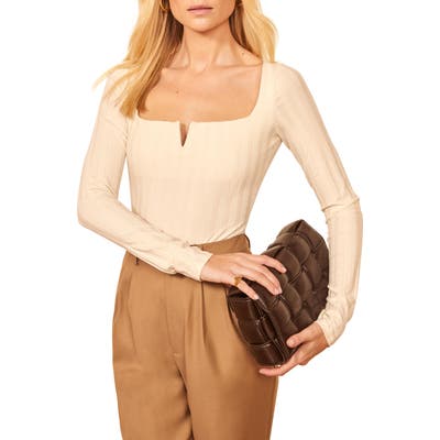 Reformation Delancey Top, Ivory
