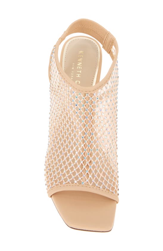 Kenneth Cole Women's Hayley Jewel High Heel Sandals In Toasted Almond Mesh