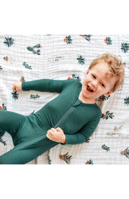 Shop Kyte Baby Zip-up Footie In Emerald