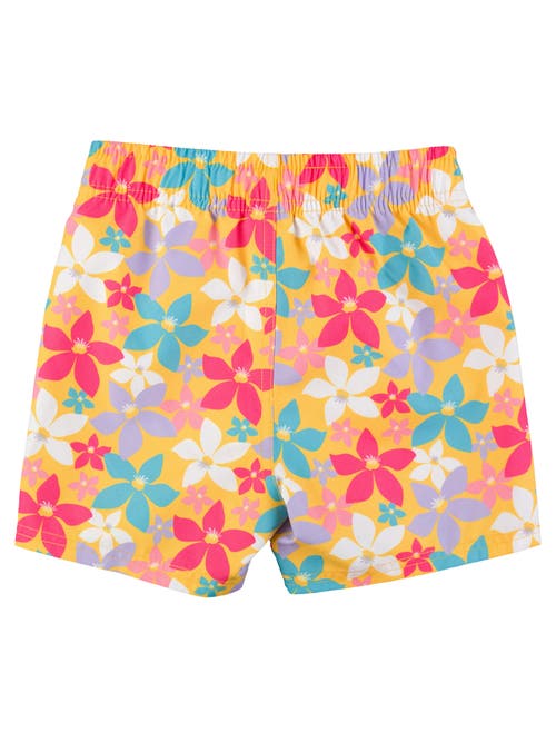 Ruggedbutts Baby Boys Upf50+ Swim Trunks In Endless Summer Floral