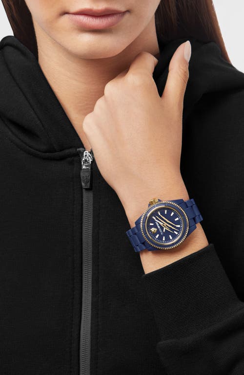 Philipp Plein Sport The Scratch Silicone Strap Watch, 38mm In Blue