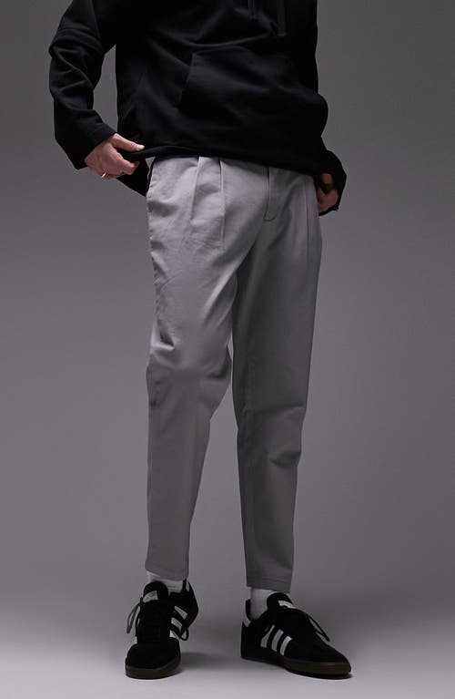 Topman Tapered Fit Chinos in Grey