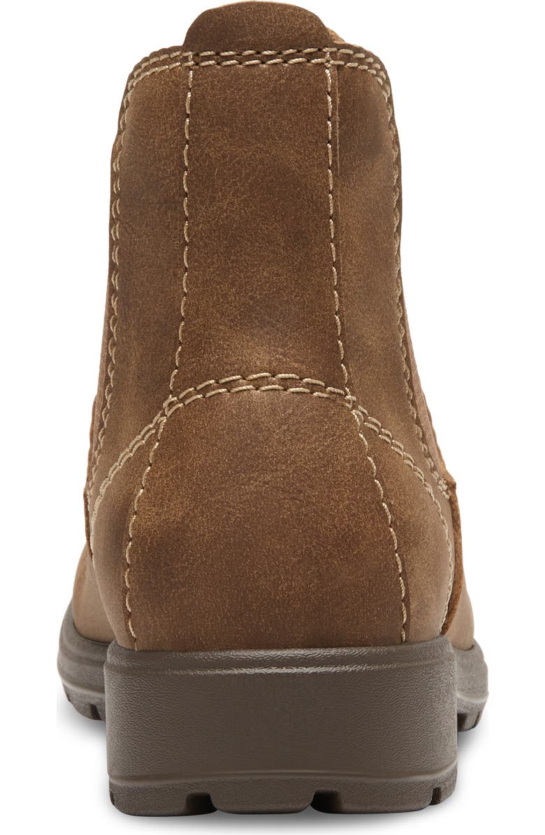 Eastland Baja Faux Shearling Lined Chelsea Boot, Alternate, color, Dark Brown