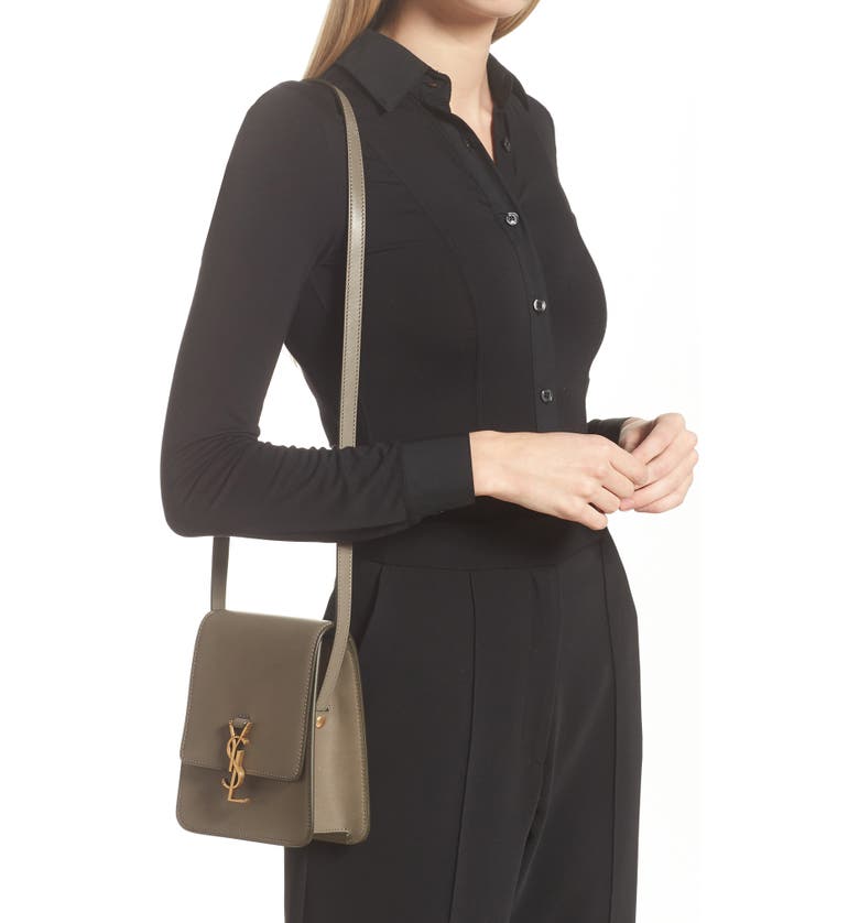 Kaia North/South Leather Shoulder Bag