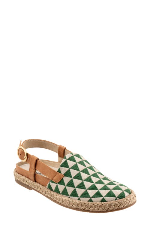 Trotters Paisley Slingback Espadrille Flat Natural Textile at Nordstrom